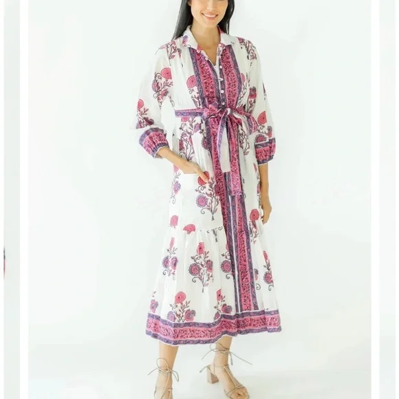 NWOT Victoria Dunn Folly Maxi Camelia - Picture 1 of 11